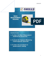 Objectives: Objectives:: Basic Basic Measurement Measurement Reading Reading