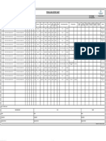 Piping Line History Sheet: FORMAT No P-0200/152/LHS-01