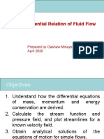 Differencial Relation of Fluid Flow