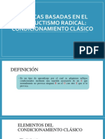 5.2. Técnicas Basadas en El Conductismo Radical - Resumen