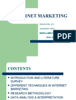Internet Marketing: Presented By: Abhishek Gera