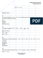 DPP Quadratic Equation Question Mathongo