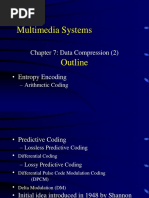 Multimedia Systems: Chapter 7: Data Compression