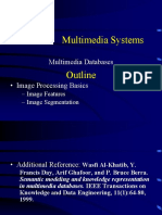 Multimedia Systems: Multimedia Databases - Image Processing Basics