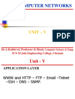 CS8591 COMPUTER NETWORKS - APPLICATION LAYER PROTOCOLS