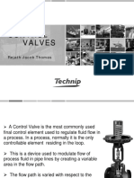 Control Valves: Rejath Jacob Thomas
