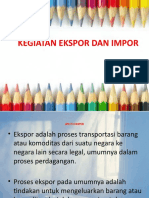 Kegeiatan Ekpor Dan Import