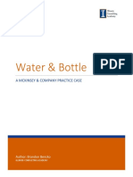 Water & Bottle: A Mckinsey & Company Practice Case