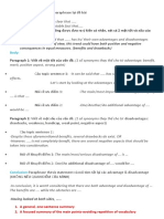 WRITING TASK 2 - Advantages +disadvantages