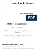 Government' Role in Business (Autosaved)