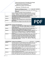 MAKAUT CIVIL Syllabus SEM 7