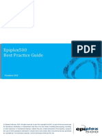 Epiplex500 Best Practice Guide
