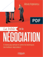 la bible de la negociation