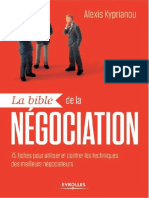 La Bible de La Negociation