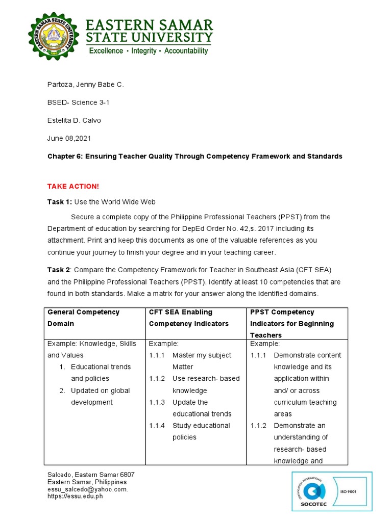 Competency Framework for Teachers | PDF | Learning | Competence (Human ...