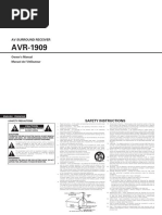 AVR-3806-manual-eng 511 4398 001 | PDF | Loudspeaker