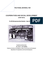 COOP 40013 Cooperatives and Social Development IM