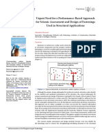 Urgent Need For A Performance-Based Approach For Seismic Assessment and Design of Fastenings Used in Structural Applications