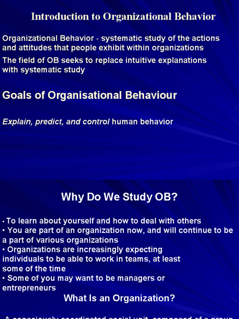 Understanding Organizational Behavior | PDF | Leadership | Reinforcement