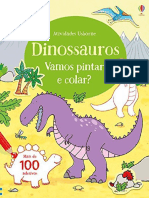 resumo-dinossauros-colecao-vamos-pintar-e-colar-varios-autores