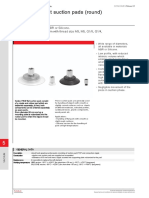 Series VTCF Flat Suction Pads (Round)