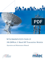 WTX-596450/51/52/53-70-ES-35 100-200watt, C-Band HP Transmitter Module