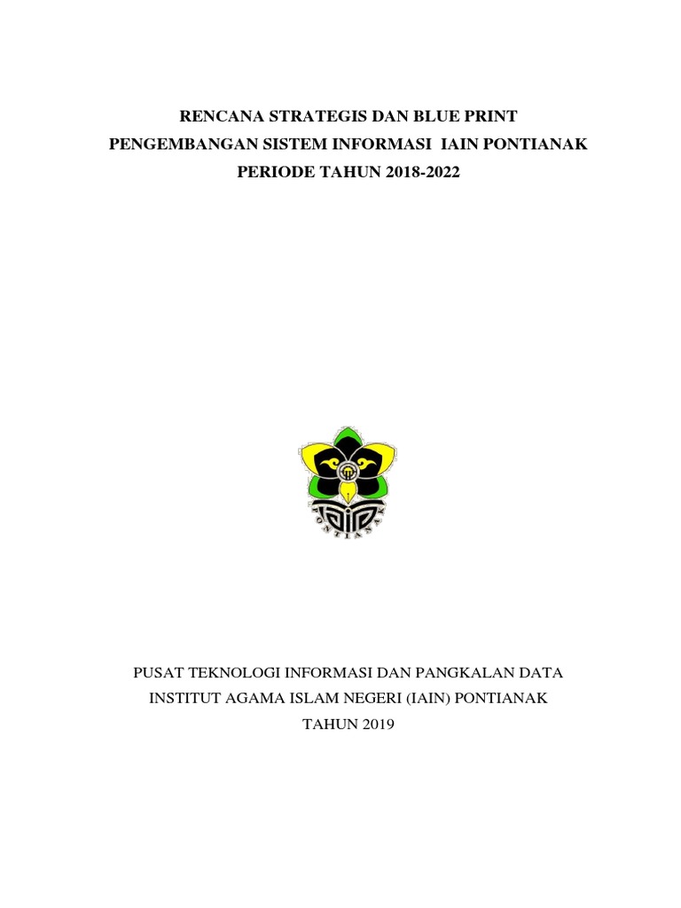 Blueprint ICT IAIN Pontianak | PDF