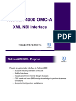 Netman 4000 OMC-A XML NBI Interface Overview
