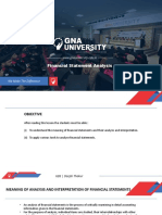 Financial Statement Analysis