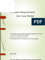 Use Case Model Software Requirements