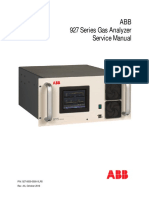 ABB 927 Series Gas Analyzer Service Manual: P/N: 927-0000-0000-VLR5 Rev. AA, October 2016