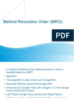 Method Resolution Order (MRO)