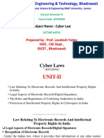 Cyber Law Unit 2 by Prof.L N. Yadav