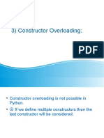 Pytohon Custructor Overlaoding