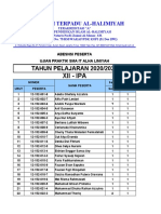 Rekap Absensi Ujian Praktik Sma TP 20-21