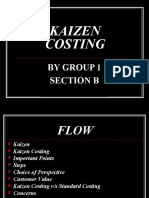 Kaizen Costing: by Group 1 Section B