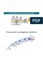 Objetivos de Investigacion