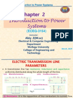 Introduction To Power Systems: (ECEG-3154)