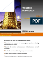 Facilities Management: Topic 3