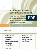 A Saúde Emocional e Cognitiva Do Docente