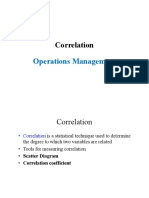 Correlation: Operations Management