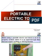 Portable Electric Tools: Mordjani Abdesslam Safety Engineer