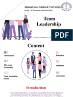 Team Leadership Theory