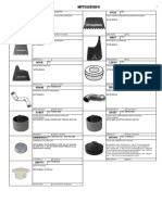 Peças Borracha para MITSUBISHI