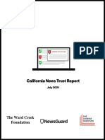 California News Integrity Report (NewsGuard)