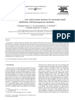 Chemical Engineering and Processing- Process Intensification Volume 44 Issue 1 2005 [Doi 10.1016_j.cep.2004.05.006] I. Rodriguez-Donis; J. Acosta-Esquijarosa; V. Gerbaud; E. Pardil -- Separation of
