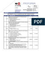 Proforma 87-21 Mantenimiento A Sala de Maquina Kalomai Park Tobogan Cruzado