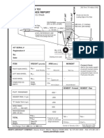 Stol CH 701 Weight & Balance Report: Forward & Aft C.G. Check