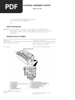 Electrical Component Locator: Safety Precaution