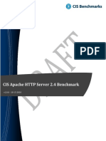 DRAFT CIS Apache HTTP Server 2.4 Benchmark v2.0.0